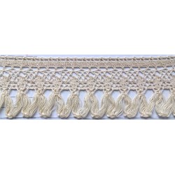 ZY-H3461 (60MM) Cotton Torchon Fringe Lace